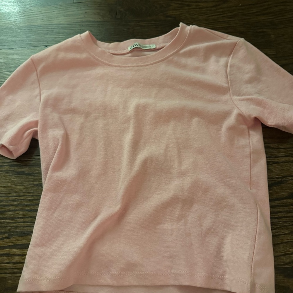 Zara pink T shirt